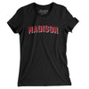 Madison Varsity Women's T-Shirt-Black-Allegiant Goods Co. Vintage Sports Apparel