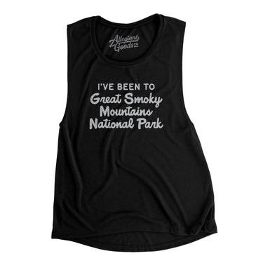 I've Been To Great Smoky Mountains National Park Women's Flowey Scoopneck Muscle Tank-Allegiant Goods Co. Vintage Sports Apparel