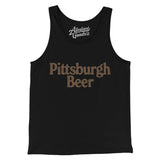 Pittsburgh Beer Men/Unisex Tank Top-Black-Allegiant Goods Co. Vintage Sports Apparel