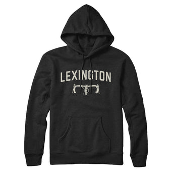 Lexington Cycling Hoodie-Black-Allegiant Goods Co. Vintage Sports Apparel