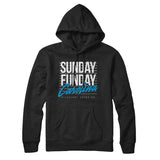 Sunday Funday Carolina Hoodie-Allegiant Goods Co. Vintage Sports Apparel