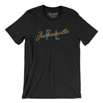 Jacksonville Fl Overprinted Men/Unisex T-Shirt-Allegiant Goods Co. Vintage Sports Apparel