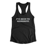 I've Been To Mississippi Women's Racerback Tank-Allegiant Goods Co. Vintage Sports Apparel