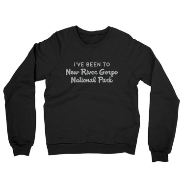 I've Been To New River Gorge National Park Midweight French Terry Crewneck Sweatshirt-Allegiant Goods Co. Vintage Sports Apparel