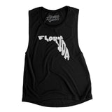 Florida State Shape Text Women's Flowey Scoopneck Muscle Tank-Allegiant Goods Co. Vintage Sports Apparel