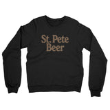 St. Pete Beer Midweight French Terry Crewneck Sweatshirt-Allegiant Goods Co. Vintage Sports Apparel