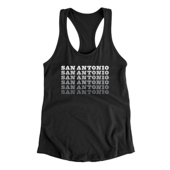 San Antonio Repeat Women's Racerback Tank-Allegiant Goods Co. Vintage Sports Apparel