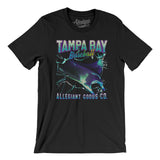 Tampa Bay Baseball Throwback Mascot Men/Unisex T-Shirt-Black-Allegiant Goods Co. Vintage Sports Apparel
