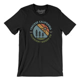 Truckee California Retro Badge Men/Unisex T-Shirt-Black-Allegiant Goods Co. Vintage Sports Apparel