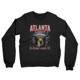Atlanta Football Throwback Mascot Midweight French Terry Crewneck Sweatshirt-Allegiant Goods Co. Vintage Sports Apparel