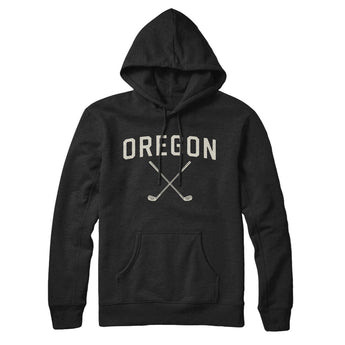 Oregon Golf Hoodie-Black-Allegiant Goods Co. Vintage Sports Apparel