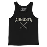 Augusta Golf Men/Unisex Tank Top-Black-Allegiant Goods Co. Vintage Sports Apparel
