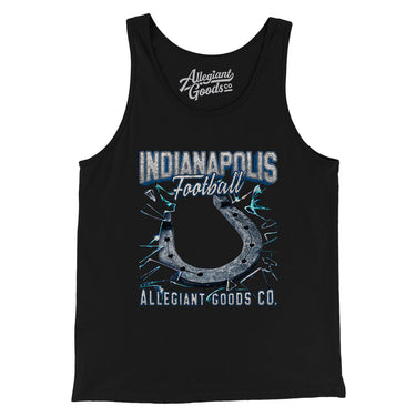 Indianapolis Football Throwback Mascot Men/Unisex Tank Top-Allegiant Goods Co. Vintage Sports Apparel