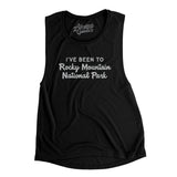 I've Been To Rocky Mountain National Park Women's Flowey Scoopneck Muscle Tank-Allegiant Goods Co. Vintage Sports Apparel