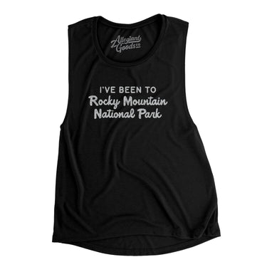 I've Been To Rocky Mountain National Park Women's Flowey Scoopneck Muscle Tank-Allegiant Goods Co. Vintage Sports Apparel