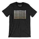 Nashville Repeat Men/Unisex T-Shirt-Black-Allegiant Goods Co. Vintage Sports Apparel