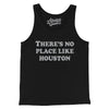 There's No Place Like Houston Men/Unisex Tank Top-Black-Allegiant Goods Co. Vintage Sports Apparel