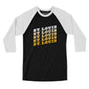 St Louis Vintage Repeat Men/Unisex Raglan 3/4 Sleeve T-Shirt-Black|White-Allegiant Goods Co. Vintage Sports Apparel