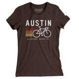 Austin Cycling Women's T-Shirt-Allegiant Goods Co. Vintage Sports Apparel