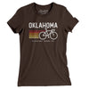 Oklahoma Cycling Women's T-Shirt-Brown-Allegiant Goods Co. Vintage Sports Apparel