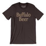 Buffalo Beer Men/Unisex T-Shirt-Brown-Allegiant Goods Co. Vintage Sports Apparel