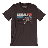 Denali Alaska Men/Unisex T-Shirt-Brown-Allegiant Goods Co. Vintage Sports Apparel