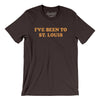 I've Been To St Louis Men/Unisex T-Shirt-Brown-Allegiant Goods Co. Vintage Sports Apparel