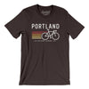 Portland Cycling Men/Unisex T-Shirt-Brown-Allegiant Goods Co. Vintage Sports Apparel