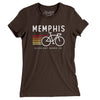 Memphis Cycling Women's T-Shirt-Brown-Allegiant Goods Co. Vintage Sports Apparel