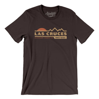 Las Cruces Mountain Sunset Men/Unisex T-Shirt-Brown-Allegiant Goods Co. Vintage Sports Apparel