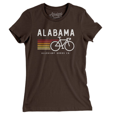 Alabama Cycling Women's T-Shirt-Allegiant Goods Co. Vintage Sports Apparel