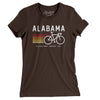 Alabama Cycling Women's T-Shirt-Brown-Allegiant Goods Co. Vintage Sports Apparel