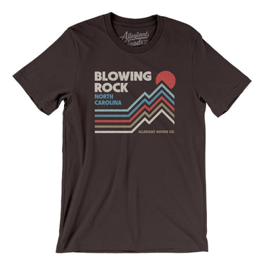 Blowing Rock North Carolina Men/Unisex T-Shirt-Brown-Allegiant Goods Co. Vintage Sports Apparel