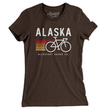 Alaska Cycling Women's T-Shirt-Allegiant Goods Co. Vintage Sports Apparel