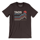 Taos New Mexico Men/Unisex T-Shirt-Brown-Allegiant Goods Co. Vintage Sports Apparel