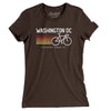 Washington Dc Cycling Women's T-Shirt-Brown-Allegiant Goods Co. Vintage Sports Apparel