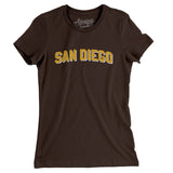 San Diego Varsity Women's T-Shirt-Allegiant Goods Co. Vintage Sports Apparel