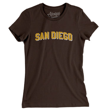 San Diego Varsity Women's T-Shirt-Allegiant Goods Co. Vintage Sports Apparel