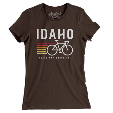 Idaho Cycling Women's T-Shirt-Allegiant Goods Co. Vintage Sports Apparel