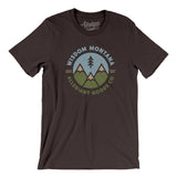 Wisdom Montana Retro Badge Men/Unisex T-Shirt-Allegiant Goods Co. Vintage Sports Apparel