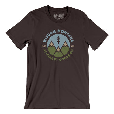 Wisdom Montana Retro Badge Men/Unisex T-Shirt-Allegiant Goods Co. Vintage Sports Apparel