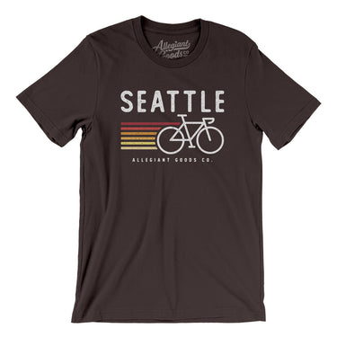 Seattle Cycling Men/Unisex T-Shirt-Allegiant Goods Co. Vintage Sports Apparel