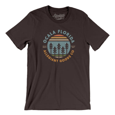 Ocala Florida Retro Badge Men/Unisex T-Shirt-Allegiant Goods Co. Vintage Sports Apparel