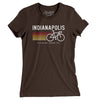 Indianapolis Cycling Women's T-Shirt-Brown-Allegiant Goods Co. Vintage Sports Apparel