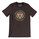 Delta Colorado Retro Badge Men/Unisex T-Shirt-Brown-Allegiant Goods Co. Vintage Sports Apparel