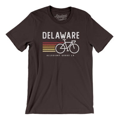 Delaware Cycling Men/Unisex T-Shirt-Brown-Allegiant Goods Co. Vintage Sports Apparel