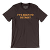I've Been To Detroit Men/Unisex T-Shirt-Brown-Allegiant Goods Co. Vintage Sports Apparel