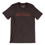 Actually It's Pronounced Nevada Men/Unisex T-Shirt-Brown-Allegiant Goods Co. Vintage Sports Apparel