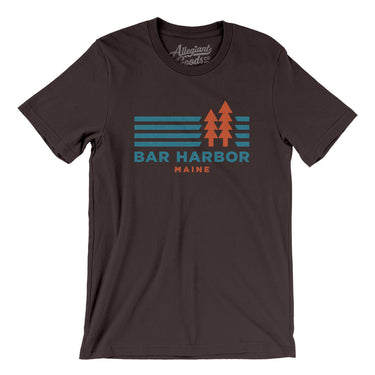 Bar Harbor Maine in Brown Color