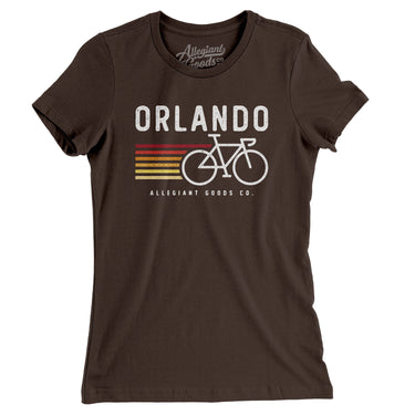 Orlando Cycling Women's T-Shirt-Allegiant Goods Co. Vintage Sports Apparel